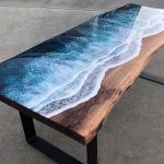 Epoxy Ocean Table